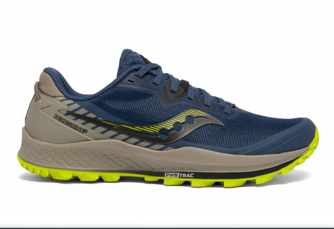 Saucony Men'S Peregrine 11 Running Shoe in Storm Gravel 2 Saucony Men'S Peregrine 11 Running Shoe in Storm Gravel - Image 2