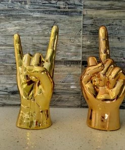 Interior Illusion Plus Interior Illusions Plus Gold Rock On hand Tabletop decor - 9in tall -Sports Shoes Store 11462106a9f64b52a4751cb9b082a1fa 1080x