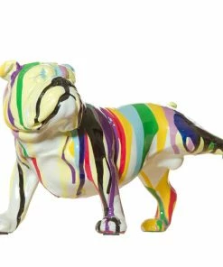 Interior Illusion Plus Interior Illusions Plus Graffiti Bull Dog with Leg Up - 10" long