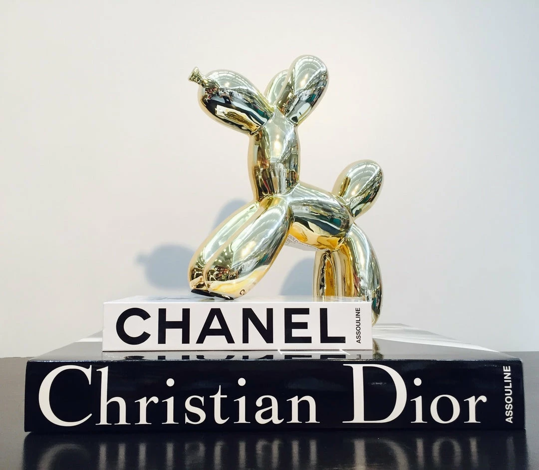 Interior Illusion Plus Interior Illusions Plus Gold Balloon Dog Bank - 12" tall 3 Interior Illusion Plus Interior Illusions Plus Gold Balloon Dog Bank - 12" tall - Image 3