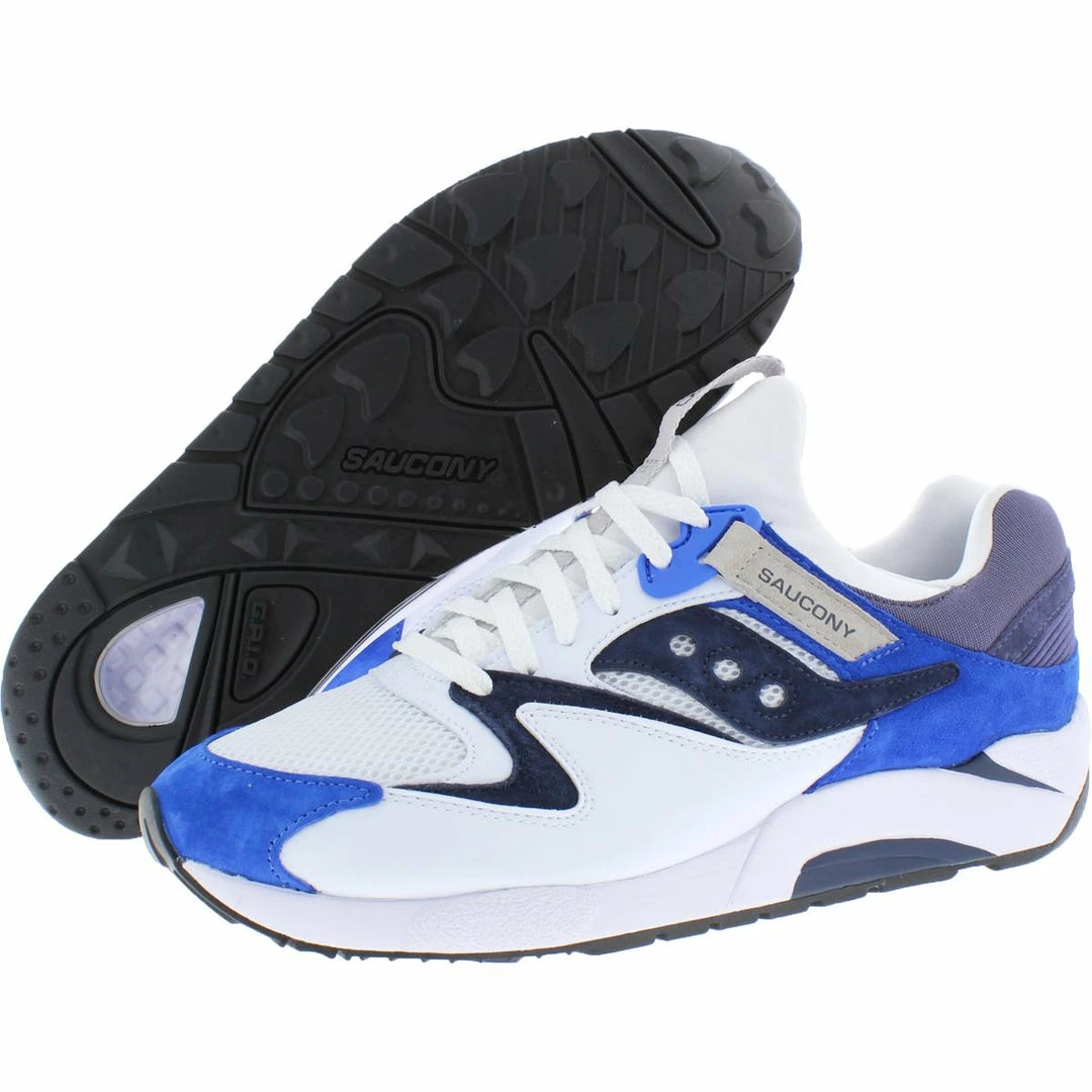 Saucony Grid 9000 Mens Mesh Fashion Running Shoes 2 Saucony Grid 9000 Mens Mesh Fashion Running Shoes - Image 2