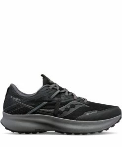 Saucony Men'S Ride 15 Tr Gtx in Black/Charcoal