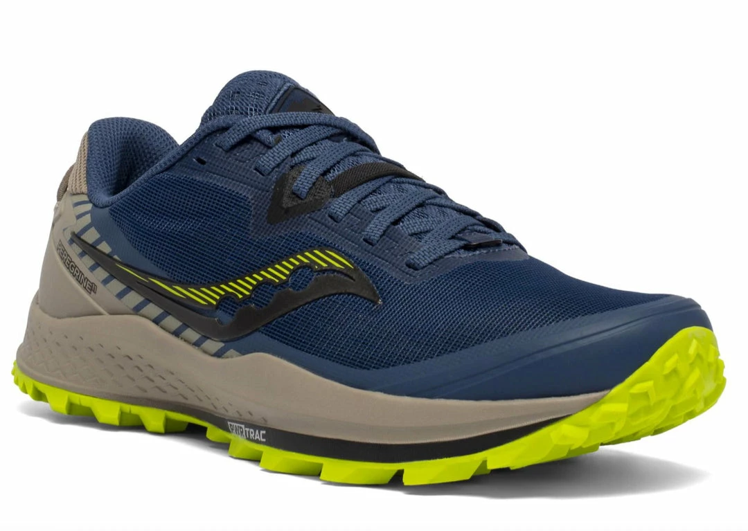 Saucony Men'S Peregrine 11 Running Shoe in Storm Gravel 1 Saucony Men'S Peregrine 11 Running Shoe in Storm Gravel