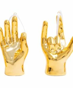 Interior Illusion Plus Interior Illusions Plus Holiday Hand Decor Ornaments - 4" tall (6 Pack)