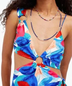 For Love & Lemons women Lorenza Cutout Satin Mini Dress in Blue -Sports Shoes Store 247cadaf427a4f059acf5013a4a41561 1080x