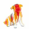 Interior Illusion Plus Interior Illusions Plus Bulldog Sitting Splatter Art Dog - 7.5" tall