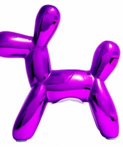 Interior Illusion Plus Interior Illusions Plus Purple Mini Balloon Dog Bank 7.5" tall