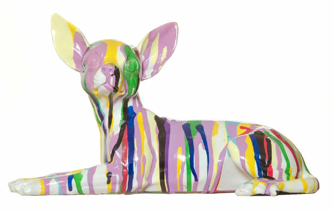 Interior Illusion Plus Interior Illusions Plus Graffiti Chihuahua Dog Laying - 11" long 1 Interior Illusion Plus Interior Illusions Plus Graffiti Chihuahua Dog Laying - 11" long