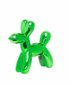 Interior Illusion Plus Interior Illusions Plus Kelly Green Mini Balloon Dog Bank 7.5" tall