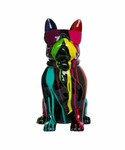 Interior Illusion Plus Interior Illusions Plus Black Expressionist Dog with Glasses - 14" tall