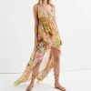 For Love & Lemons women Madison Maxi Dress in Yellow