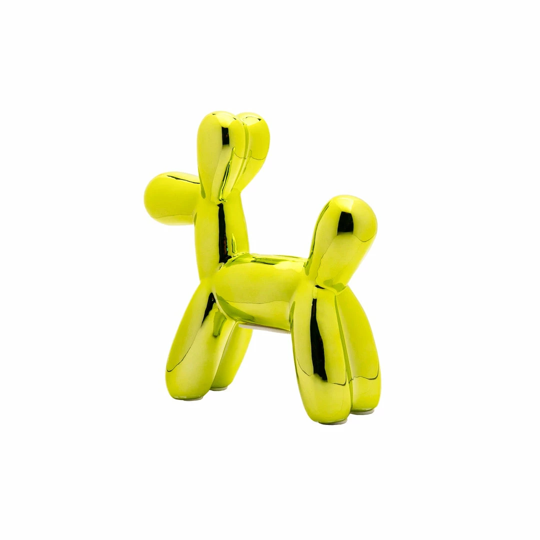 Interior Illusion Plus Interior Illusions Plus Lime Mini Balloon Dog Bank 7.5" tall 2 Interior Illusion Plus Interior Illusions Plus Lime Mini Balloon Dog Bank 7.5" tall - Image 2