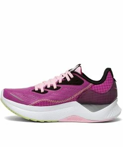 Saucony women Endorphin Shift 2 Shoes in Razzle/Lime