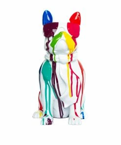 Interior Illusion Plus Interior Illusions Plus White Expressionist Dog with Glasses - 14" tall