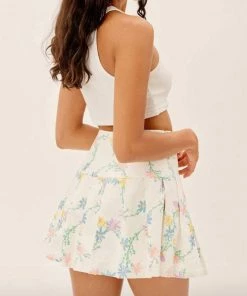 For Love & Lemons women Majorie Mini Skirt in Ivory -Sports Shoes Store 4e0ab999c9654bfd9fc6f8127bec4c18 1080x