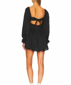 For Love & Lemons women Ruth Mini Dress in Black -Sports Shoes Store 61f55fe1b71a4db3a31076ef736d9d22 1080x