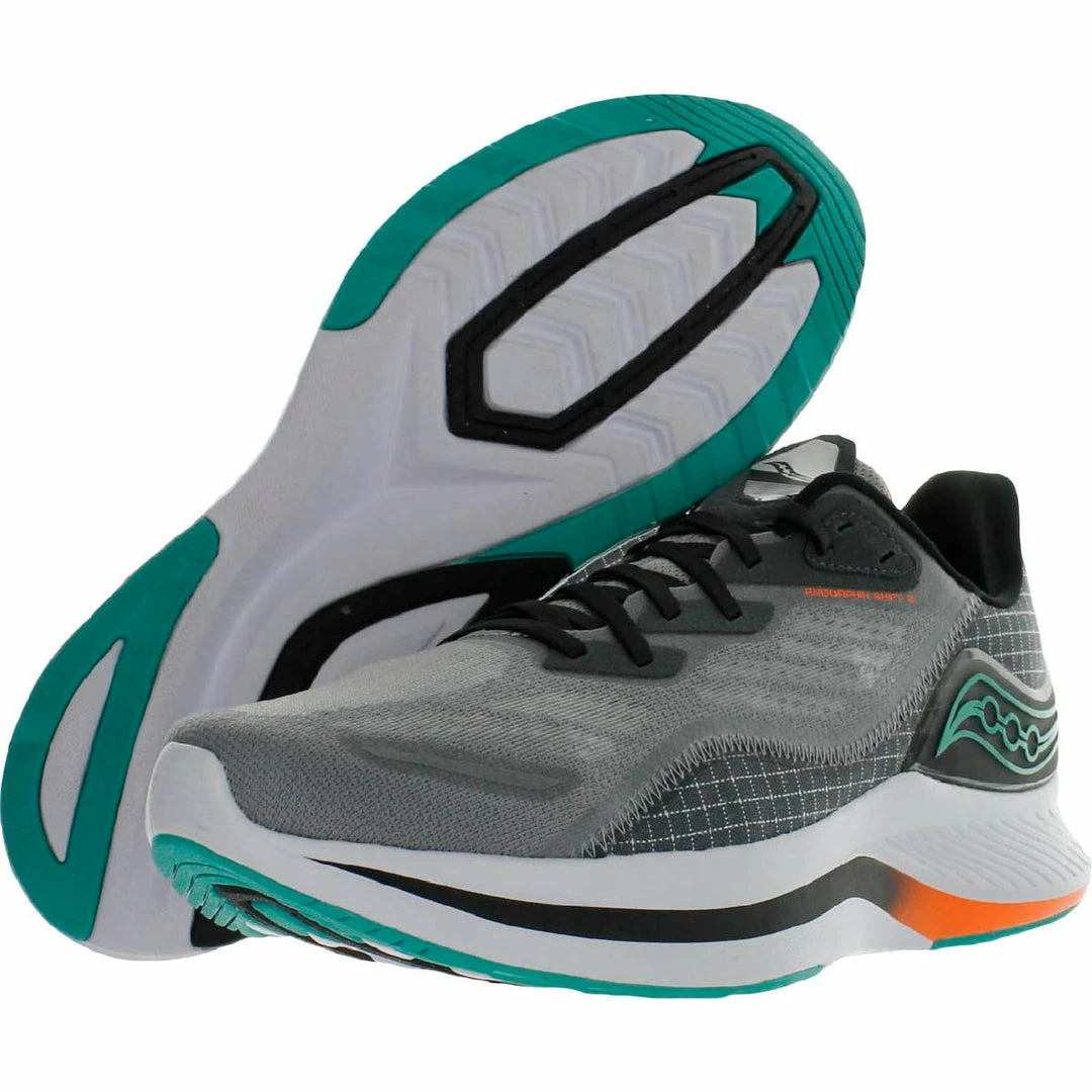 Saucony Endorphin Mens Mesh Gym Running Shoes 2 Saucony Endorphin Mens Mesh Gym Running Shoes - Image 2