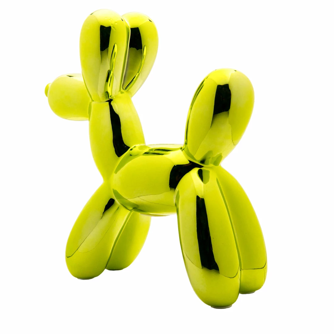 Interior Illusion Plus Interior Illusions Plus Lime Balloon Dog Bank - 12" tall 2 Interior Illusion Plus Interior Illusions Plus Lime Balloon Dog Bank - 12" tall - Image 2