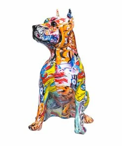 Interior Illusion Plus Interior Illusions Plus Pitbull Street Art Dog - 16" tall