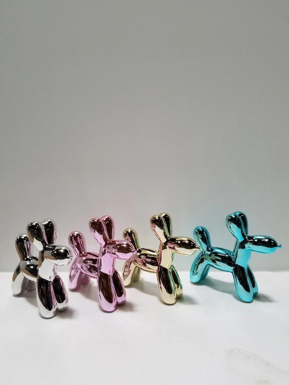 Interior Illusion Plus Interior Illusions Plus Blue Mini Balloon Dog Bank - 7.5" tall 2 Interior Illusion Plus Interior Illusions Plus Blue Mini Balloon Dog Bank - 7.5" tall - Image 2