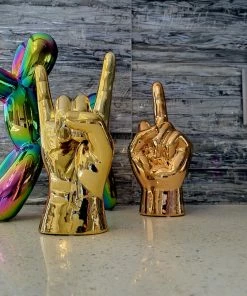 Interior Illusion Plus Interior Illusions Plus Gold Rock On hand Tabletop decor - 9in tall -Sports Shoes Store 742b00ec8a584886830d37bcdd9178f7 1080x