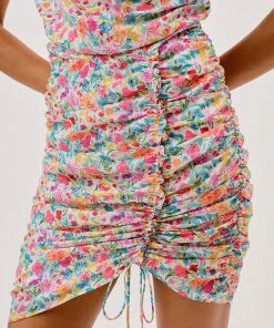 For Love & Lemons women Leah Mini Dress in Aqua -Sports Shoes Store 7d2fcdf5078f4f4a86b57c14e32fdf6b 1080x