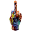 Interior Illusion Plus Interior Illusions Plus Street Art Middle Finger Tabletop Jumbo - 11" tall