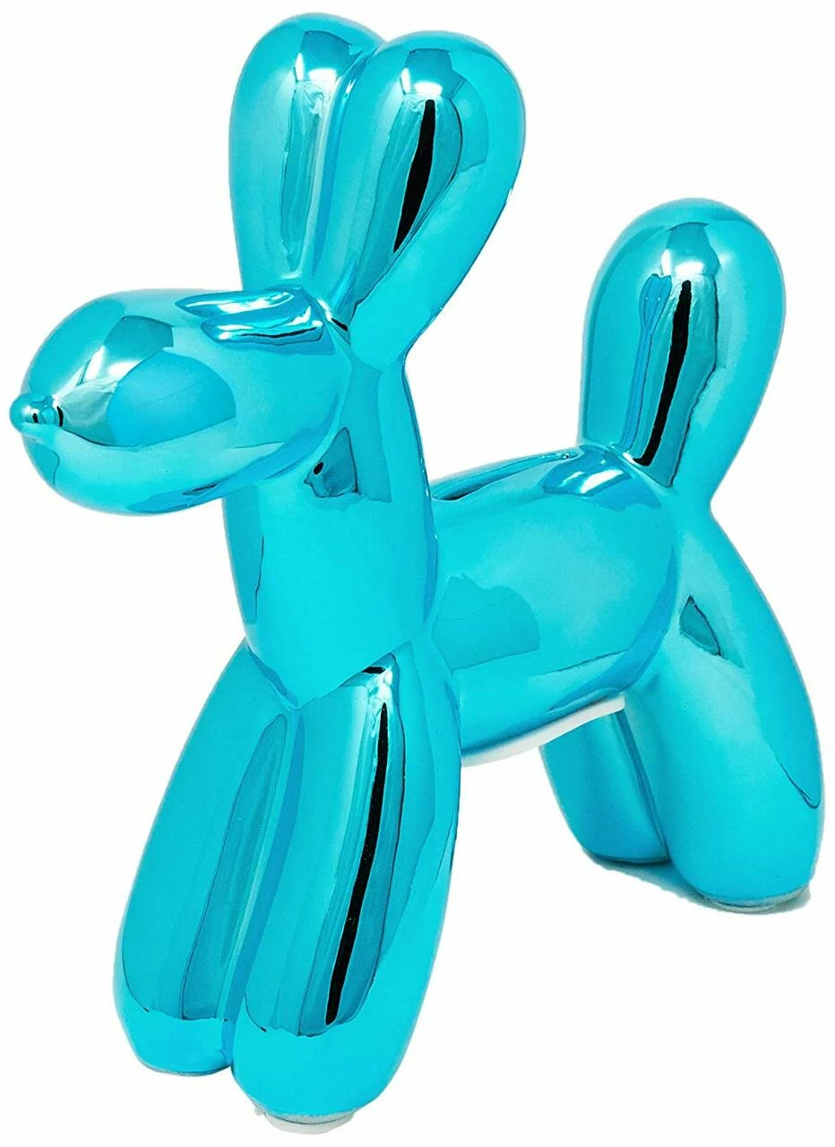 Interior Illusion Plus Interior Illusions Plus Blue Mini Balloon Dog Bank - 7.5" tall 1 Interior Illusion Plus Interior Illusions Plus Blue Mini Balloon Dog Bank - 7.5" tall