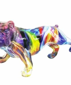 Interior Illusion Plus Interior Illusions Plus Smoke Art Bull Dog with Leg Up - 10.5" long