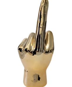 Interior Illusion Plus Interior Illusions Plus Bronze Middle Finger Tabletop - 9" tall