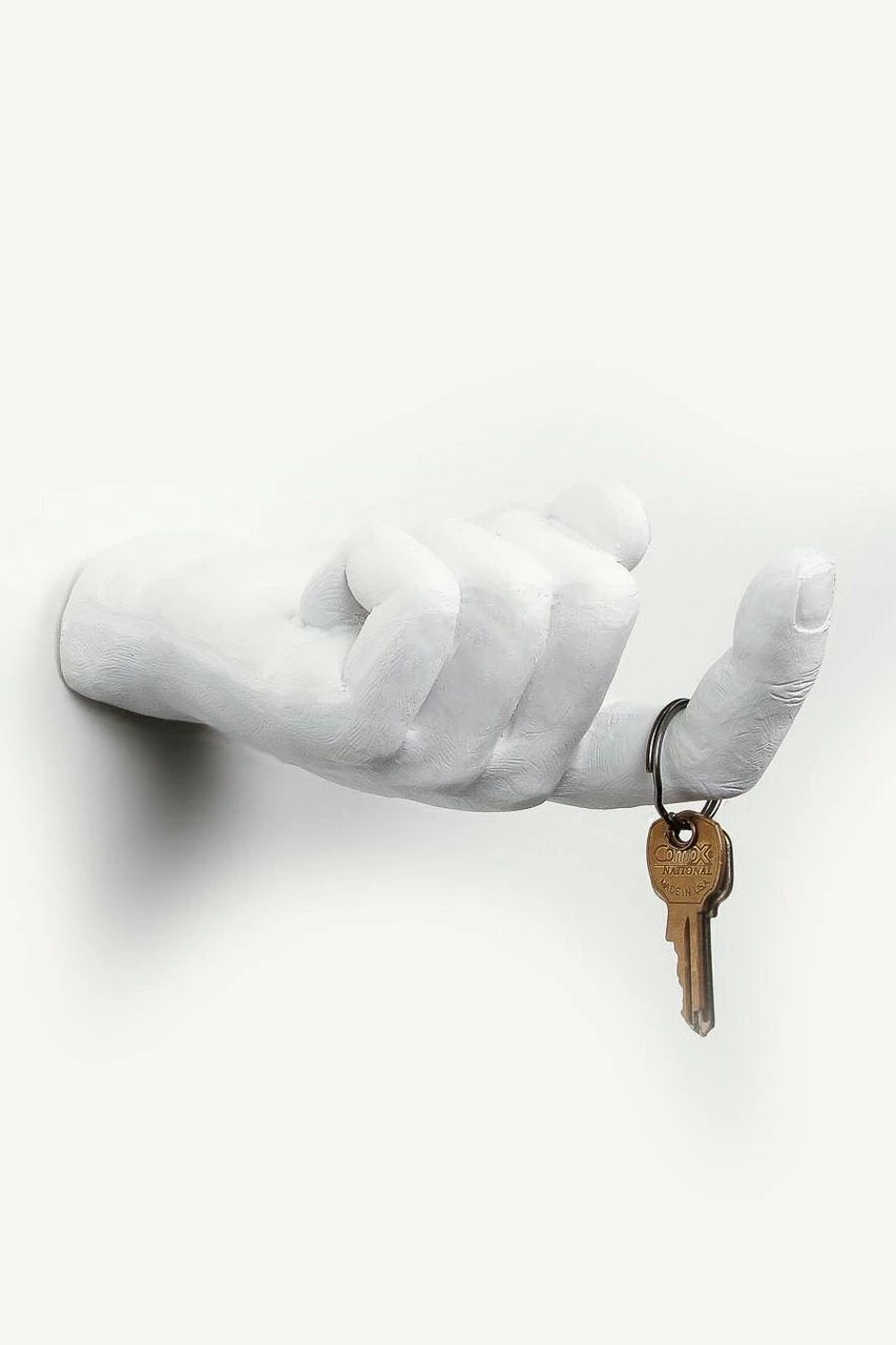 Interior Illusion Plus Interior Illusions Plus White Come Here Hand Wall Mount - 7.5" long 1 Interior Illusion Plus Interior Illusions Plus White Come Here Hand Wall Mount - 7.5" long