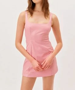 For Love & Lemons women Talia Mini Dress In Pink