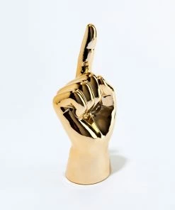 Interior Illusion Plus Interior Illusions Plus Gold Finger Pointing hand Tabletop decor - 9" tall