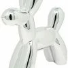 Interior Illusion Plus Interior Illusions Plus Silver Mini Balloon Dog Bank - 7.5" tall