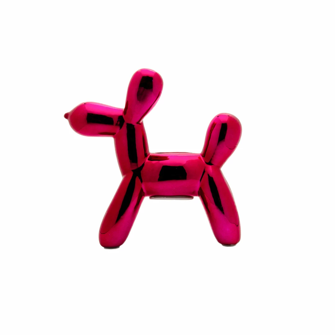 Interior Illusion Plus Interior Illusions Plus Plum Mini Balloon Dog Bank 7.5" tall 1 Interior Illusion Plus Interior Illusions Plus Plum Mini Balloon Dog Bank 7.5" tall