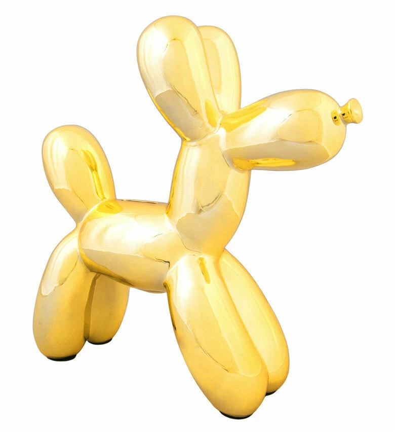 Interior Illusion Plus Interior Illusions Plus Gold Balloon Dog Bank - 12" tall 2 Interior Illusion Plus Interior Illusions Plus Gold Balloon Dog Bank - 12" tall - Image 2