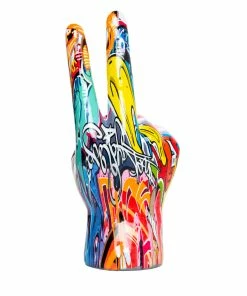 Interior Illusion Plus Interior Illusions Plus Street Art Peace Sign Tabletop - 9" tall -Sports Shoes Store bc4db2307bc9482794e29ce684592951 1080x