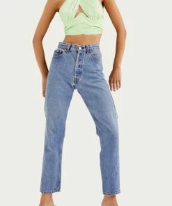 For Love & Lemons women Rana Cropped Cross Front Open-Back Top In Green