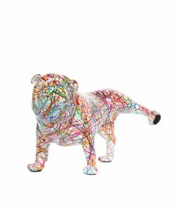 Interior Illusion Plus Interior Illusions Plus Expressionist Bull Dog with Leg Up - 10" long