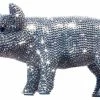 Interior Illusion Plus Interior Illusions Plus Graphite Rhinestone Piggy Bank - 12" long