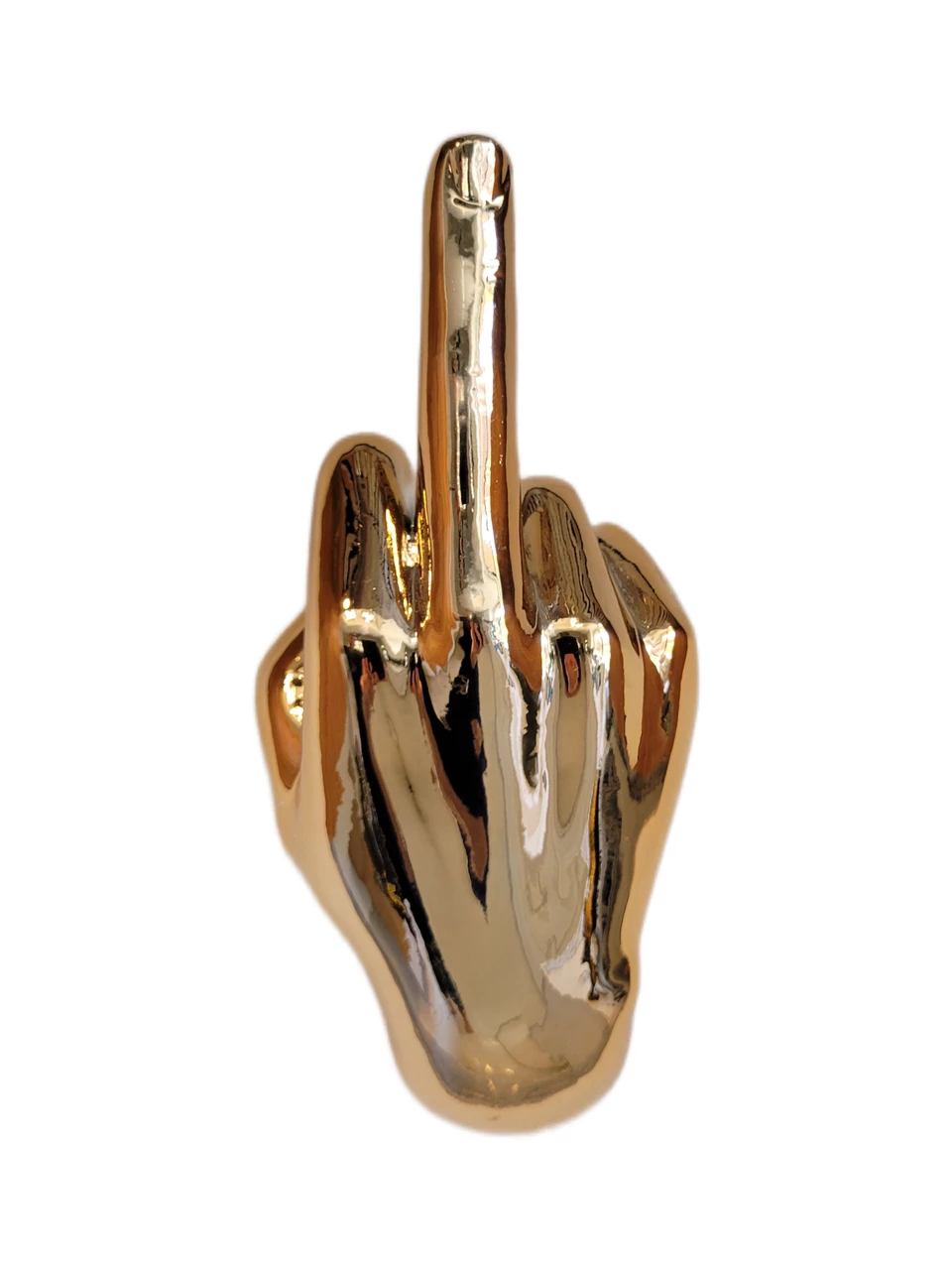 Interior Illusion Plus Interior Illusions Plus Bronze Middle Finger hand Wall Mount - 8.5" long 1 Interior Illusion Plus Interior Illusions Plus Bronze Middle Finger hand Wall Mount - 8.5" long