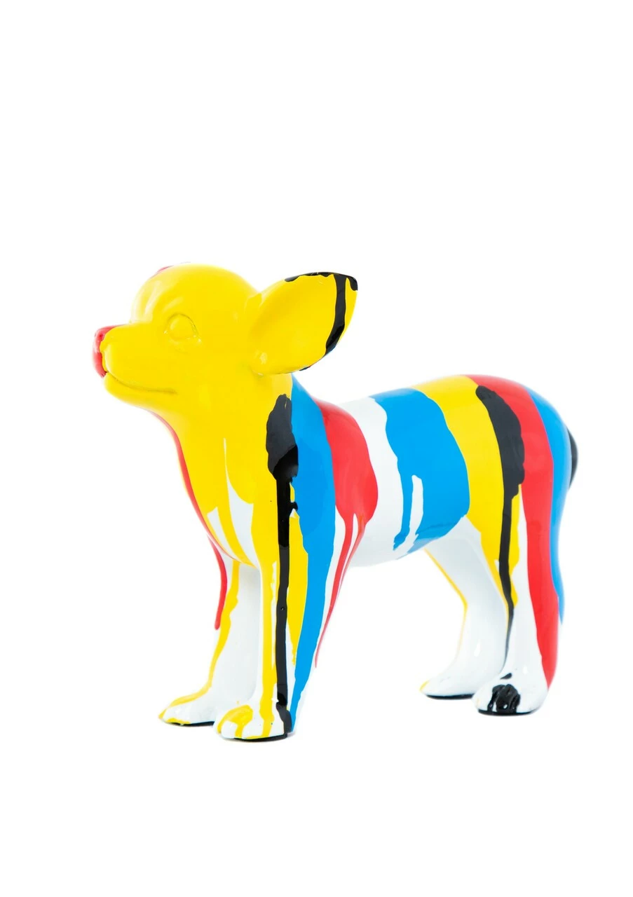 Interior Illusion Plus Interior Illusions Plus Standing Chihuahua Splatter Art Dog - 8.5" long 1 Interior Illusion Plus Interior Illusions Plus Standing Chihuahua Splatter Art Dog - 8.5" long