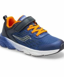 Saucony Kids - Wind A/C Sneaker in Navy