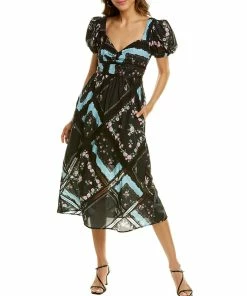 For Love & Lemons women For Love and Lemons Margaret Midi Dress