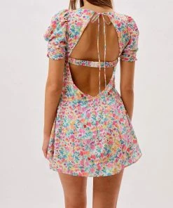 For Love & Lemons women Claude Mini Dress in Aqua -Sports Shoes Store d6f1649ee9344b12a4df0d52b301063a 1080x