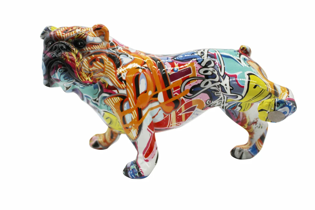 Interior Illusion Plus Interior Illusions Plus Street Art Bull Dog with Leg Up - 10.5" long 1 Interior Illusion Plus Interior Illusions Plus Street Art Bull Dog with Leg Up - 10.5" long