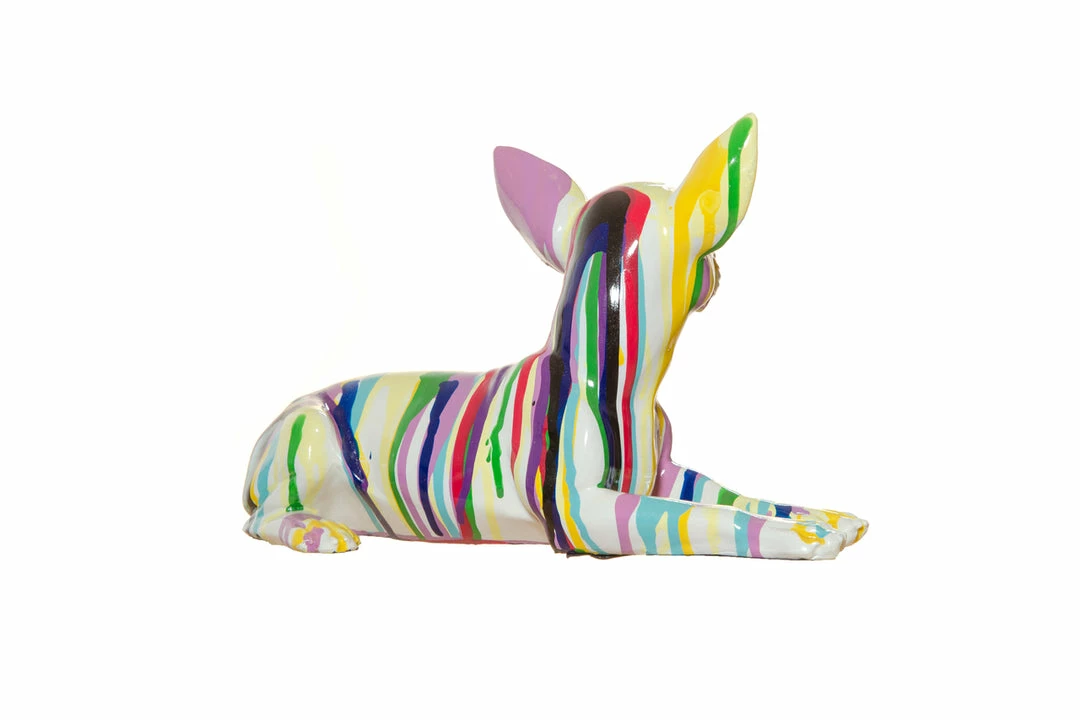 Interior Illusion Plus Interior Illusions Plus Graffiti Chihuahua Dog Laying - 11" long 2 Interior Illusion Plus Interior Illusions Plus Graffiti Chihuahua Dog Laying - 11" long - Image 2