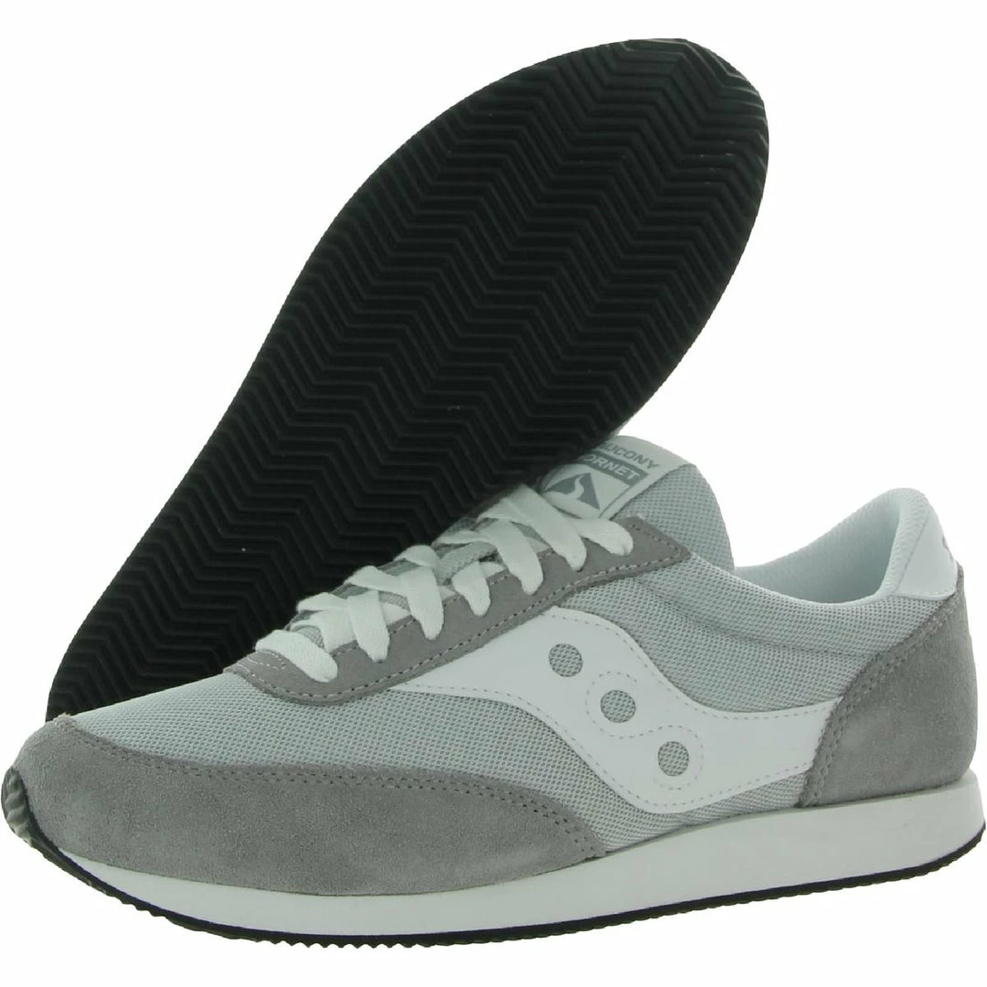 Saucony Hornet Mens Leather Lace Up Casual and Fashion Sneakers 2 Saucony Hornet Mens Leather Lace Up Casual and Fashion Sneakers - Image 2