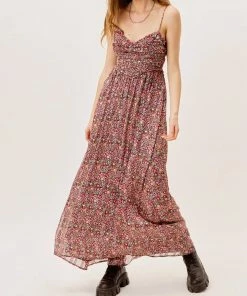 For Love & Lemons women Joelle Maxi Dress In Multi