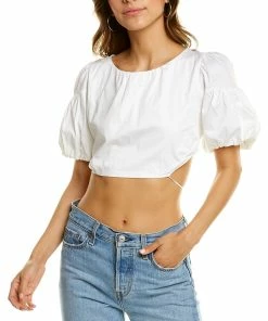 For Love & Lemons women For Love and Lemons Joanna Crop Top